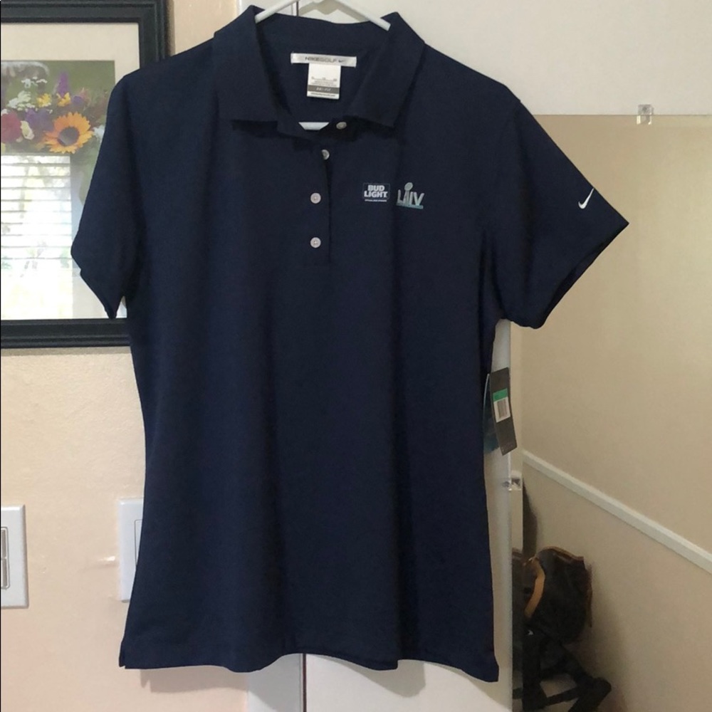 NWT bud light x Nike golf polo